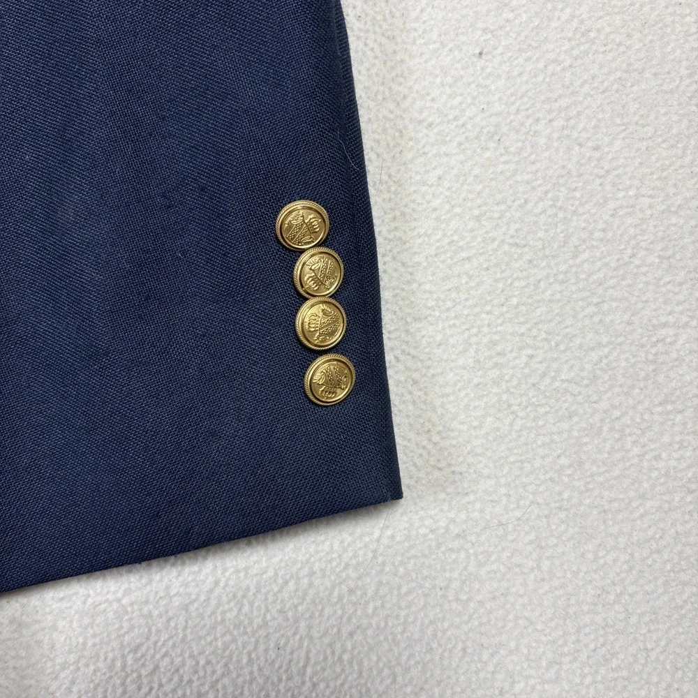 Arnold Palmer Navy Blazer 42R Mens Gold Button Jacket Classic Golf‎ Executive